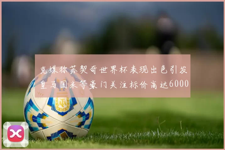 克媒称苏契奇世界杯表现出色引发皇马国米等豪门关注标价高达6000万欧